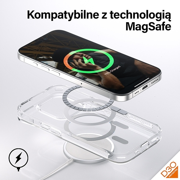 PanzerGlass HardCase iPhone 15 Pro 6.1" D3O MagSafe 3xMilitary grade transparent 1181