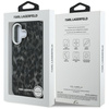 Etui Karl Lagerfeld IML Leopard Pattern  MagSafe do iPhone 16 czarny