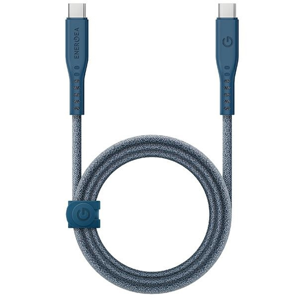 ENERGEA kabel Flow USB-C - USB-C1.5m niebieski/blue 240W 5A PD Fast Charge
