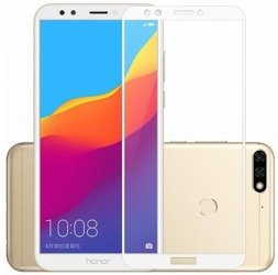 TEMPERED GLASS 5D HUAWEI Y7 2018 / Y7 PRIME 2018 / HONOR 7C WHITE