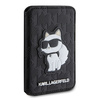 KARL LAGERFELD KLWMSPSAKHCK WALLET CARD SLOT SAFANIANO MONOGRAM CHUPETTE MAGSAFE CZARNY/BLACK