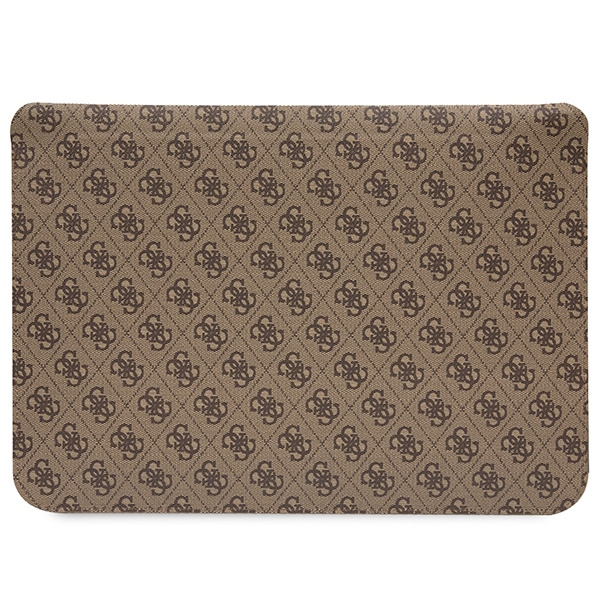 Guess Sleeve GUCS16P4RPSW 16" brązowy/brown 4G Printed Stripes