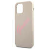Guess GUHCP12SLSVSGP iPhone 12 mini5,4" szaro różowy/grey pink hardcase Silicone Vintage