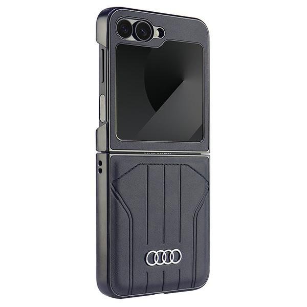Audi Synthetic Leather MagSafe Z Flip6 F741 czarny/black hardcase AU-TPUPCFlip6-Q5/D1-BK