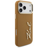 Etui Karl Lagerfeld Karl Script Logo do  iPhone 17 Pro Max brązowy