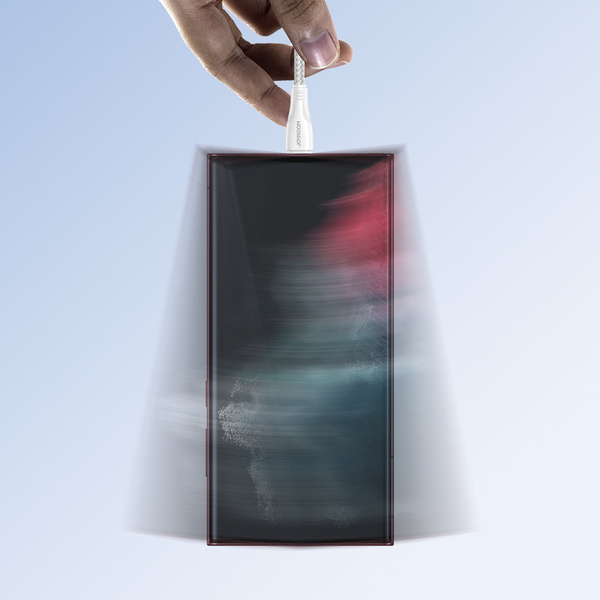 JOYROOM USB CABLE - USB C 3A SURPASS SERIES FOR FAST CHARGING AND DATA TRANSFER 1.2 M WHITE (S-UC027A11)