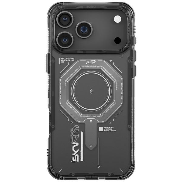Etui Skinarma Magma do iPhone 17 Pro Max Magnetic Charging grafitowy