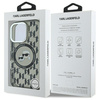 Karl Lagerfeld KLHMP16LHMCKMHK iPhone 16 Pro 6.3" czarny/black IML Monogram Karl&Choupette Head MagSafe