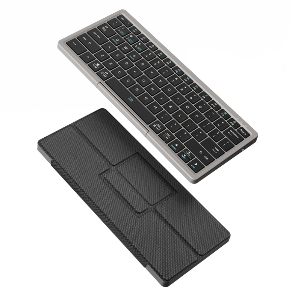 Dux Ducis OK Series wireless Bluetooth keyboard with touchpad - black