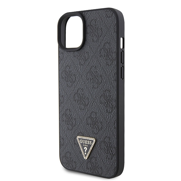 Guess GUHCP15MP4TDSCPK iPhone 15 Plus / 14 Plus 6.7" czarny/black hardcase Crossbody 4G Metal Logo
