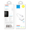 JOYROOM LIGHTNING - LIGHTNING / 3,5 MM MINI JACK HEADPHONE ADAPTER AUDIO AND CHARGING WHITE (S-Y104)