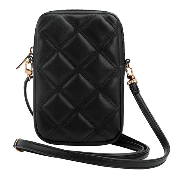 Guess Torebka GUWBZPSQSSGKczarny/black Zip Quilted 4G