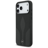 Etui Mercedes Leather The Move MagSafe   do iPhone 17 Pro Max czarny