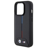 Etui BMW Quilted Tricolor na iPhone 15 Pro - czarne