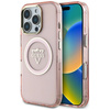 Etui Guess IML Metal Mountain Logo       MagSafe do iPhone 16 Pro różowy