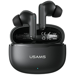 Słuchawki TWS USAMS E05 Bluetooth 6.0 bezprzewodowe czarny