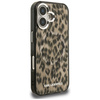 Etui Karl Lagerfeld IML Leopard Pattern  MagSafe do iPhone 16 brązowy