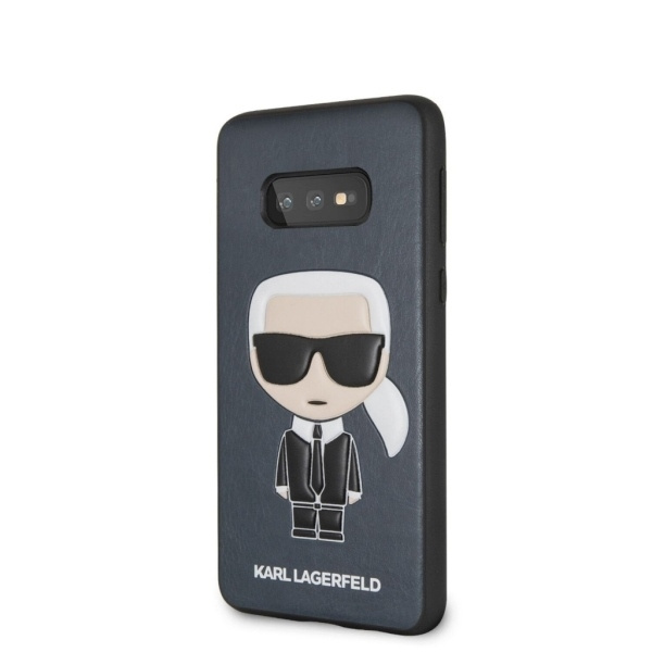 KARL LAGERFELD KLHCS10LIKPUBL S10E G970 HARDCASE GRANATOWY/NAVY ICONIC KARL EMBOSSED