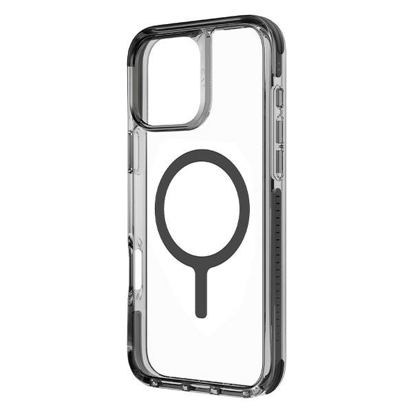 UNIQ etui Combat iPhone 16 Pro 6.3" Magclick Charging czarny/carbon black