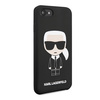 KARL LAGERFELD KLHCI8SLFKBK IPHONE 7/8 SE 2020/SE 2022 HARDCASE CZARNY/BLACK SILICONE ICONIC