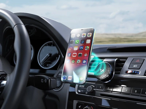 Wozinsky magnetic holder for the car grille 360 black (WMH-03)