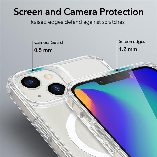 ESR Classic Hybrid Halolock Case with MagSafe for iPhone 13 / iPhone 14 - Clear