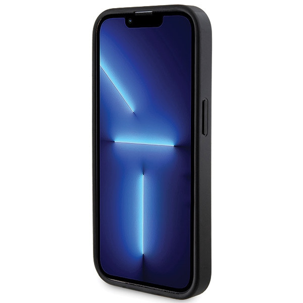 Zestaw Guess GUBPM5P13X4GEMGK iPhone13 Pro Max 6.7" hardcase + Powerbank 5000mAh MagSafe czarny/black 4G Metal Logo