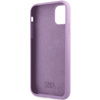 Etui Karl Lagerfeld Silicone Signature na iPhone 11 / Xr - purpurowe