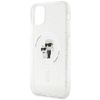 Karl Lagerfeld KLHMN61HGKCNOT case for iPhone 11 / Xr - transparent hardcase Karl&amp;Choupette Glitter MagSafe