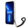 Guess GUHCP13XHFLSB iPhone 13 Pro Max6,7" niebieski/blue hardcase Flower Strap