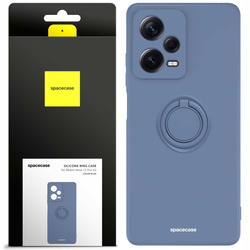 Spacecase Etui Silicone Ring Redmi Note 12 Pro 5G blue