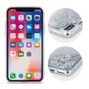 CASE ETUI LIQUID GLITTER TPU IPHONE XS MAX SREBRNY