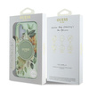 Guess GUHMP16MHFWBDCEN iPhone 16 Plus6.7" zielony/green hardcase IML Flower & Tonal Circle MagSafe