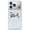 Etui Karl Lagerfeld Liquid Glitter Karl  Script Logo MagSafe do iPhone 17 Pro przezroczysty