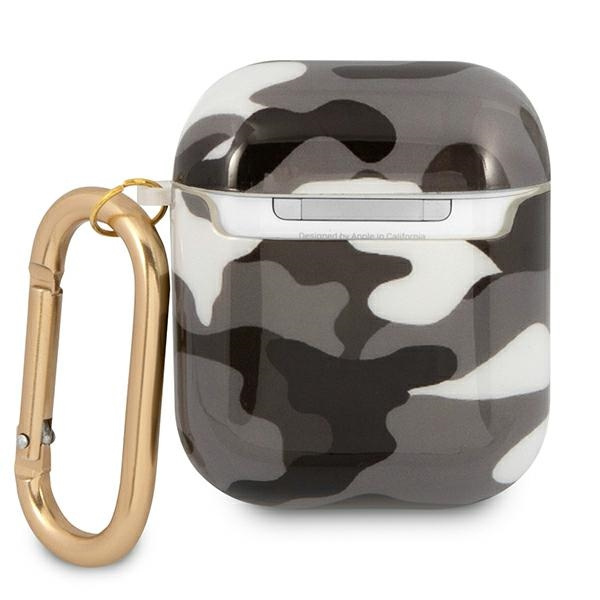 Guess GUA2UCAMG AirPods 1/2 coverczarny/black Camo Collection