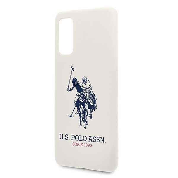 US Polo USHCS62SLHRWH S20 G980 biały/white Silicone Collection