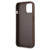 Guess GUHCP13M4GMGBR iPhone 13 / 14 / 15brązowy/brown hardcase 4G Big Metal Logo