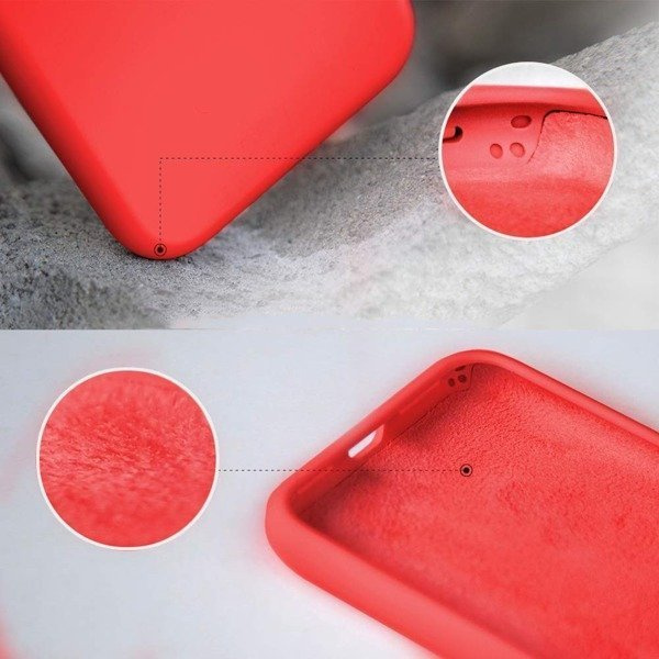 ETUI SILICONE CASE XIAOMI MI NIOTE 10 CZERWONY