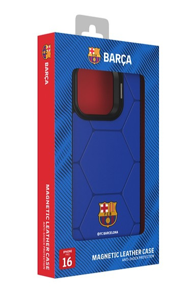 Etui FC Barcelona do iPhone 16 Pro Magnetic Case MagSafe OCFCBMCIP16PSE SE