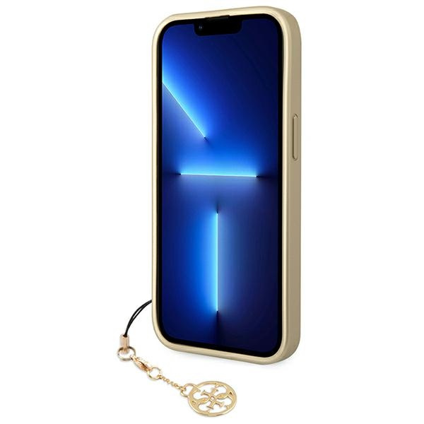 Guess GUHCP14MGF4GBR iPhone 14 Plus/ 15 Plus 6.7" brązowy/brown hardcase 4G Charms Collection