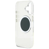 Etui Guess IML Metal Colored Circle      Classic Logo MagSafe do iPhone 16 czarny