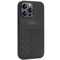Etui Audi Genuine Leather na iPhone 14 Pro Max - czarne