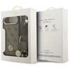 Etui Guess 4G Strass Logo & Big Strap    Metal Buttons MagSafe do iPhone Air brązowy