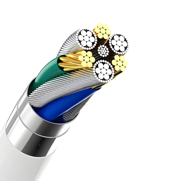 Ładowarka sieciowa Dudao A4EU USB-A 2.1A - biała + kabel USB-A - USB-C