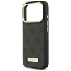 Etui Guess 4G Logo Plate MagSafe do      iPhone 17 Pro czarny