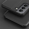 ECO LEATHER VIEW CASE ELEGANT CASE WITH A FLIP COVER AND STAND FUNCTION FOR SAMSUNG GALAXY S22 + (S22 PLUS) BLACK