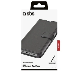 SBS iPhone 14 Pro Black Wallet Case