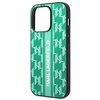 Etui Karl Lagerfeld Monogram Stripe na iPhone 14 Pro - zielone