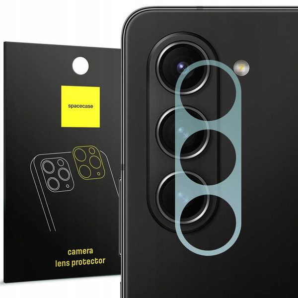 Spacecase Szkło na aparat Camera Glass Galaxy Z Fold 5 black