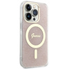 Guess GUHMP14LH4STP iPhone 14 Pro 6.1"różowy/pink hardcase 4G MagSafe
